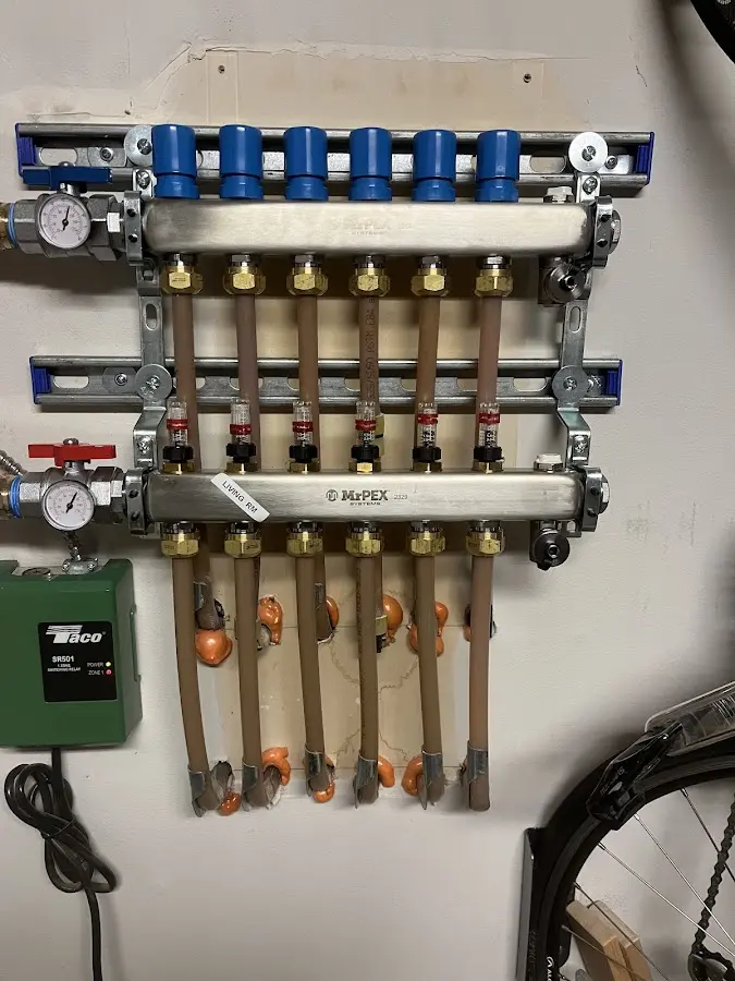 Plumber performing Gas Leak Detection at a residential property in Peachtree Corners